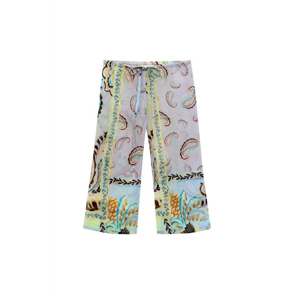 NEW MONTCE girl's mini drawstring pant in st. barths floral
